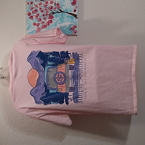 SIMPLY SOUTHERN 'LAKE IT TILL YOU MAKE IT' TEE - Picture 5 of 6